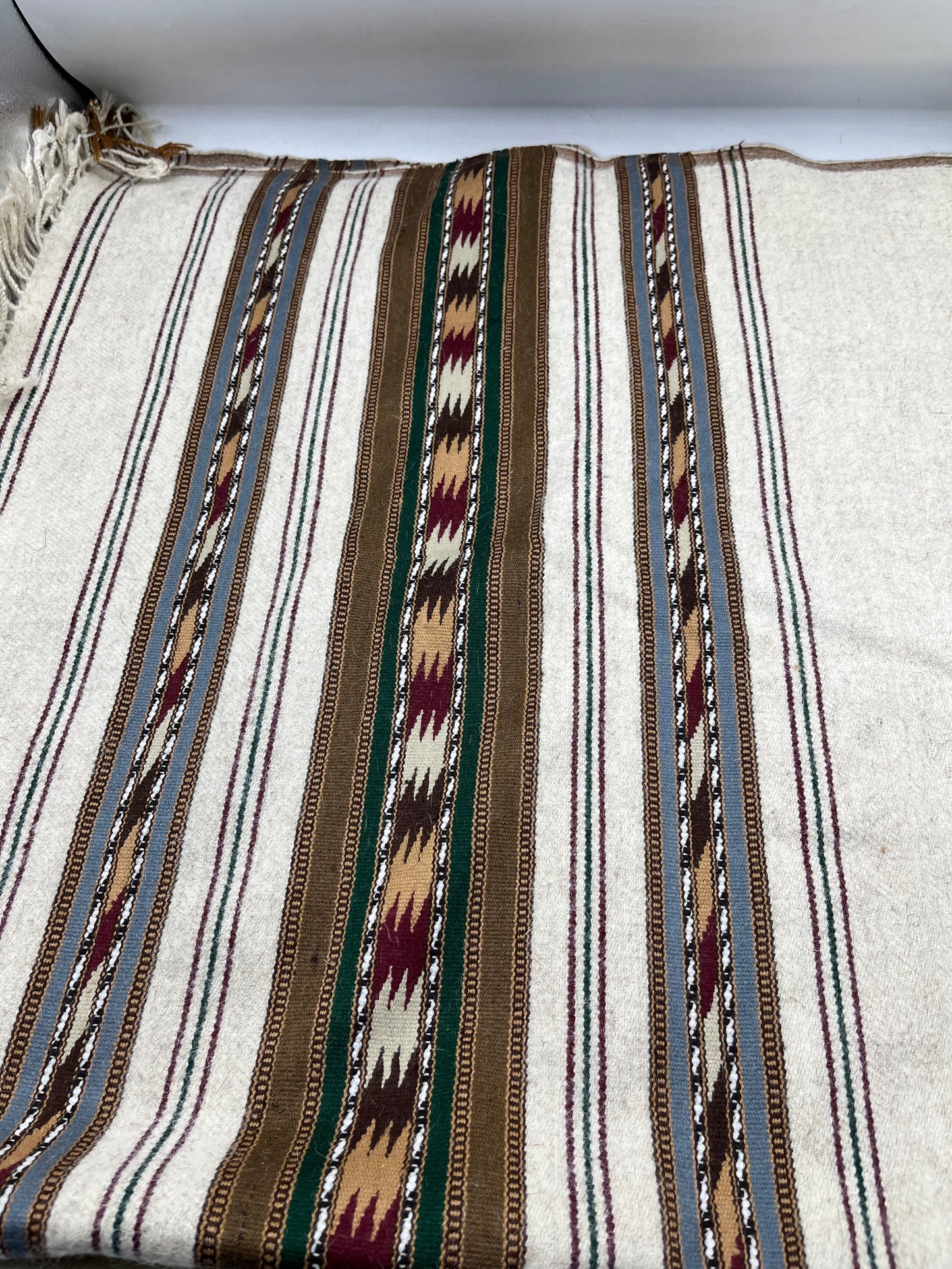 Handmade Swati Shari (cream fine)